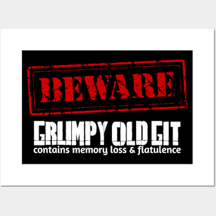 Grumpy old git Posters and Art